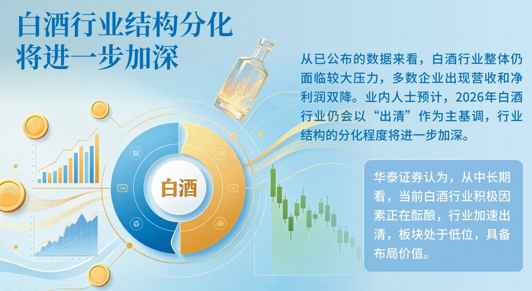 业绩下滑“踩刹车”!白酒板块创年内最大周涨幅,市场激辩“筑底信号”:拐点真的来了吗